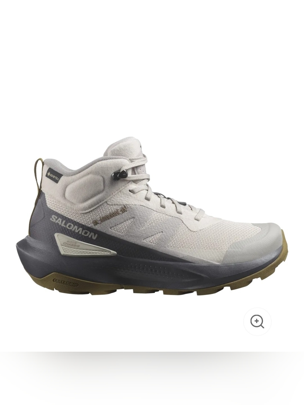 Salomon Women's Light Gray, Dark Gray & Olive Winter Boot